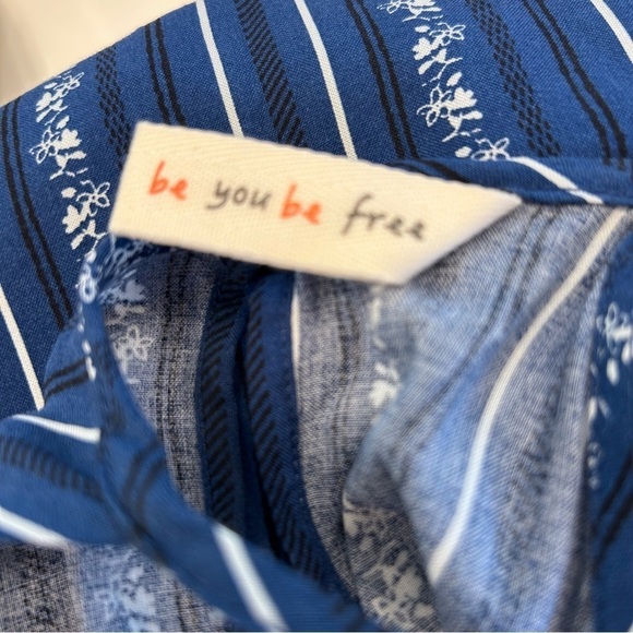 Navy Striped Jumpsuit Small - Picture 10 of 11